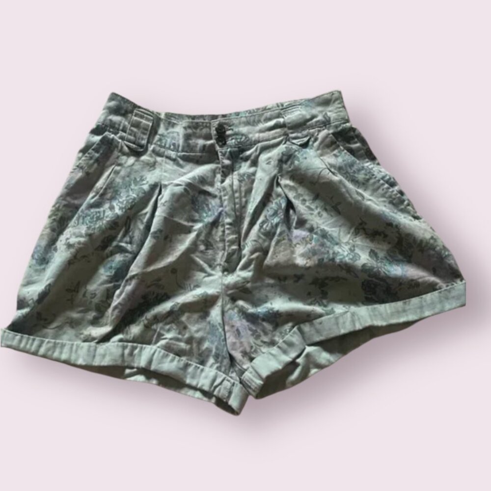 ⭐️ BDG High Waisted Paperbag Boho Peasant Hipster Floral Modern Hippie Shorts